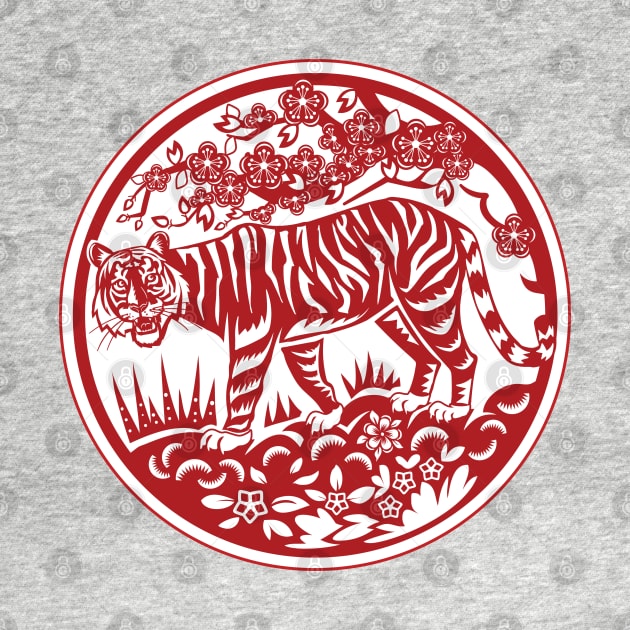 Chinese Zodiac - Tiger by Peppermint Narwhal